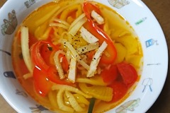 夏野菜の酸辛スープ3